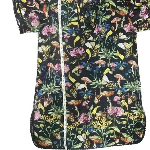 TRYB Anthropologie floral swimsuit beach cover-up fairy core whimsical - Picture 7 of 8